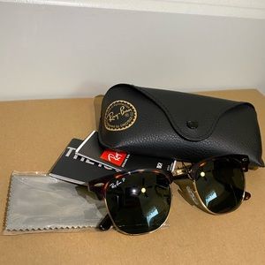 100% Authentic! Ray Ban Clubmaster Sunglasses